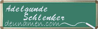 Adelgunde Schlenker Visitenkarte